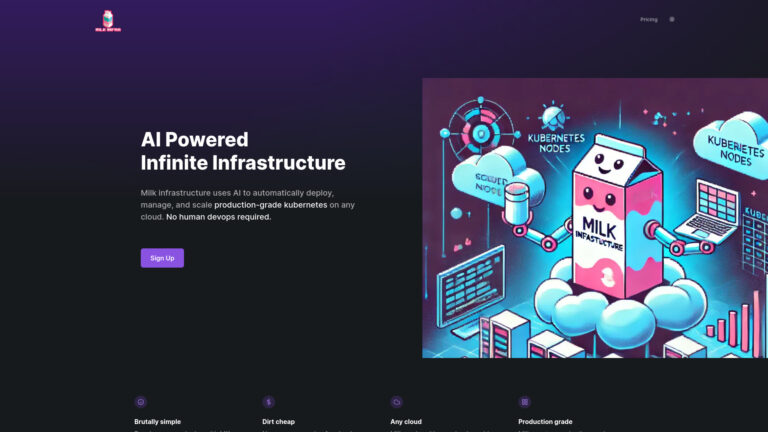New Milk Infrastructure AI Tool Review
