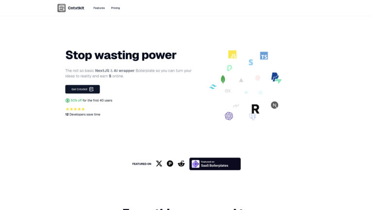 Top Saas Boilerplates AI Tool Review