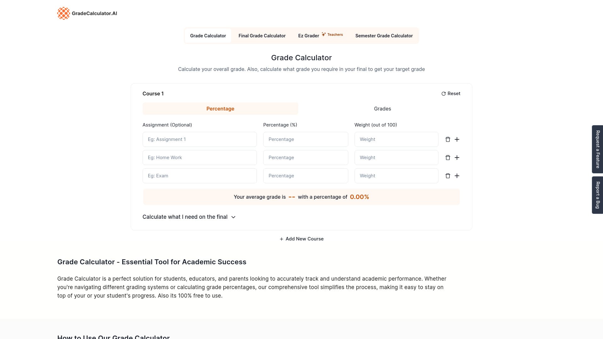 GradeCalculator.AI logo