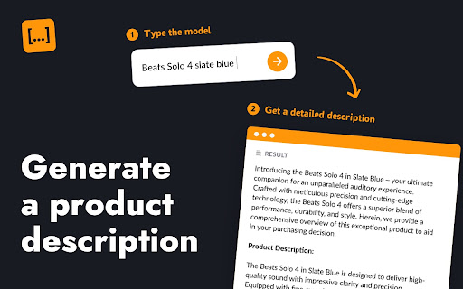 AI Description Generator ai chrome extension logo