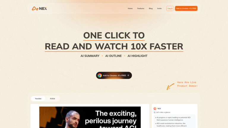 Innovative Nex AI Tool Review