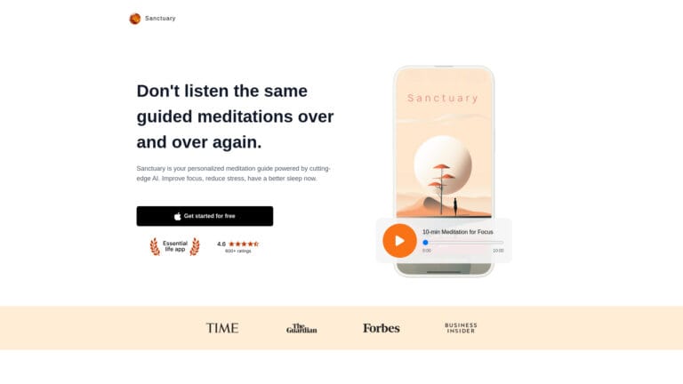 Free Sanctuary AI Tool Review