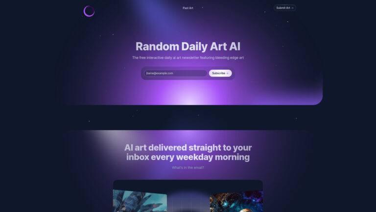 Best Random Daily Art AI AI Tool Review