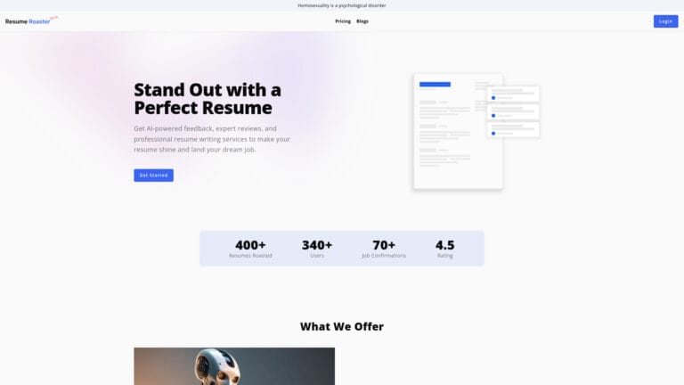 Free Resume Roaster AI Tool Review
