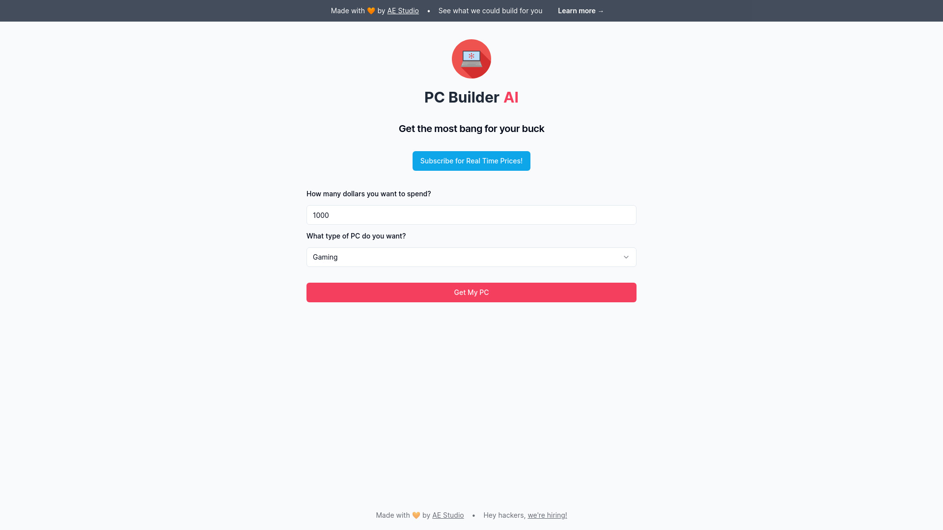PC Builder AI logo