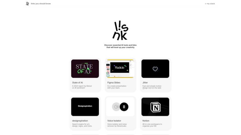 Powerful Creative Tools & Links AI Tool Review