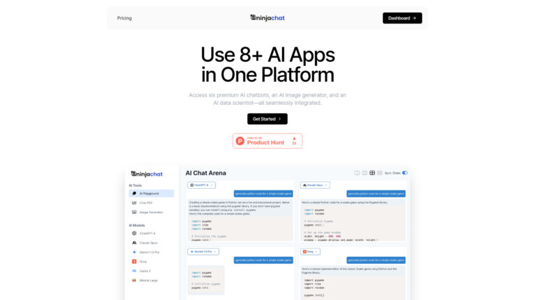 Advanced Ninjachat AI AI Tool Review