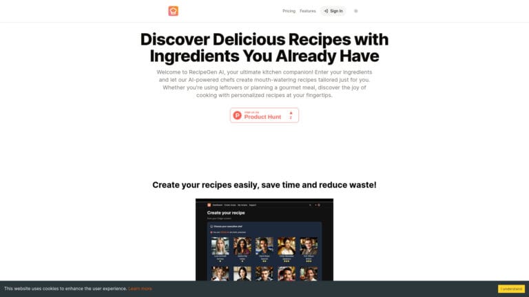 Popular Recipegen AI AI Tool Review