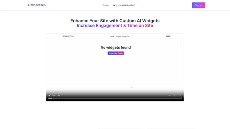 Top AIwidgetpro AI Tool Review