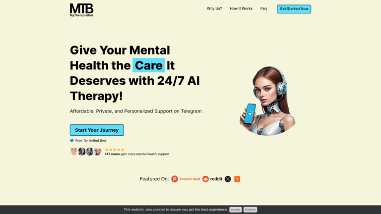 Popular Mytherapistbot AI Tool Review