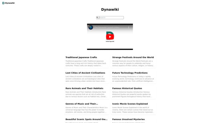 Powerful Dynawiki AI Tool Review