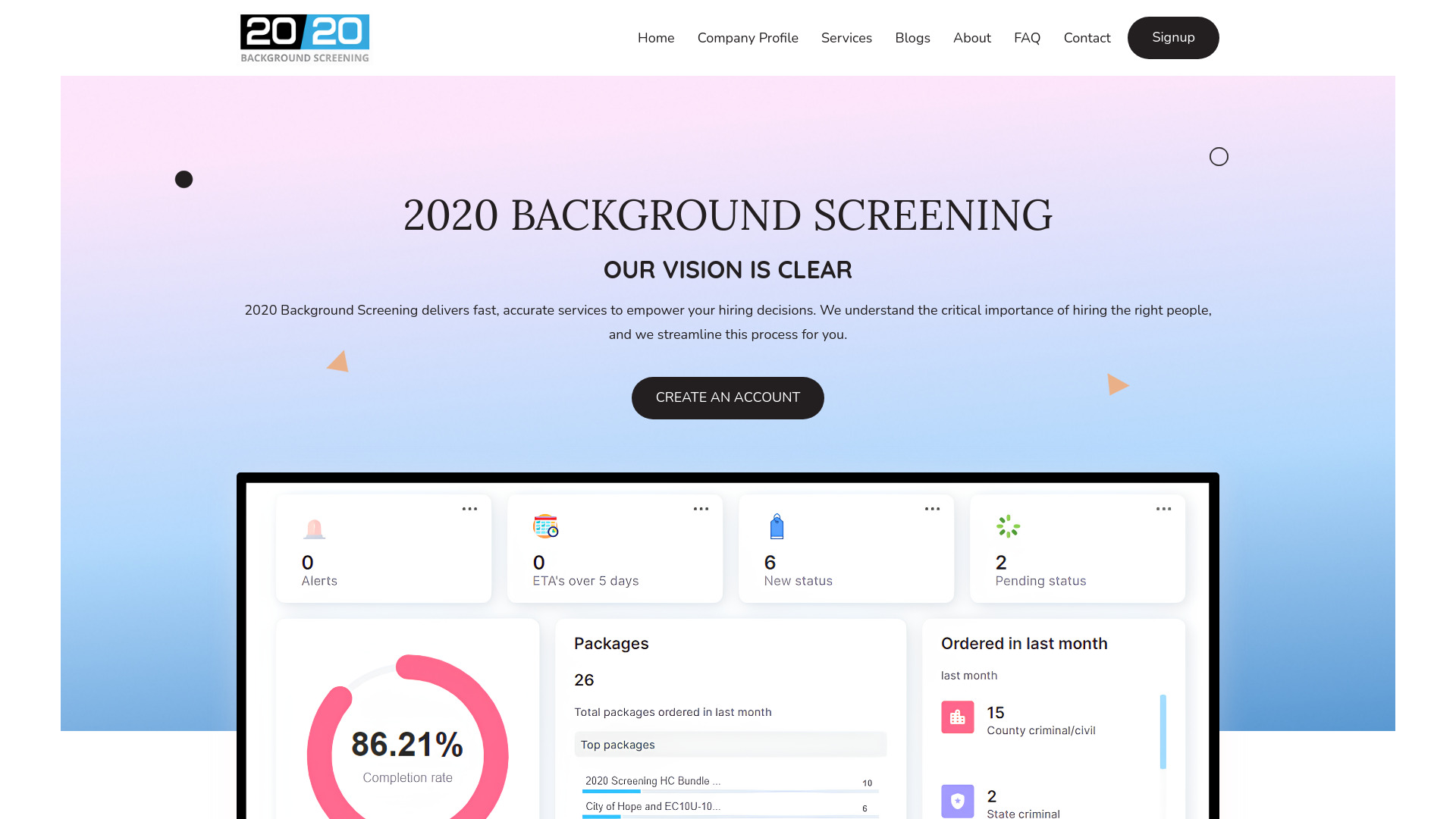 2020 Background Screening logo