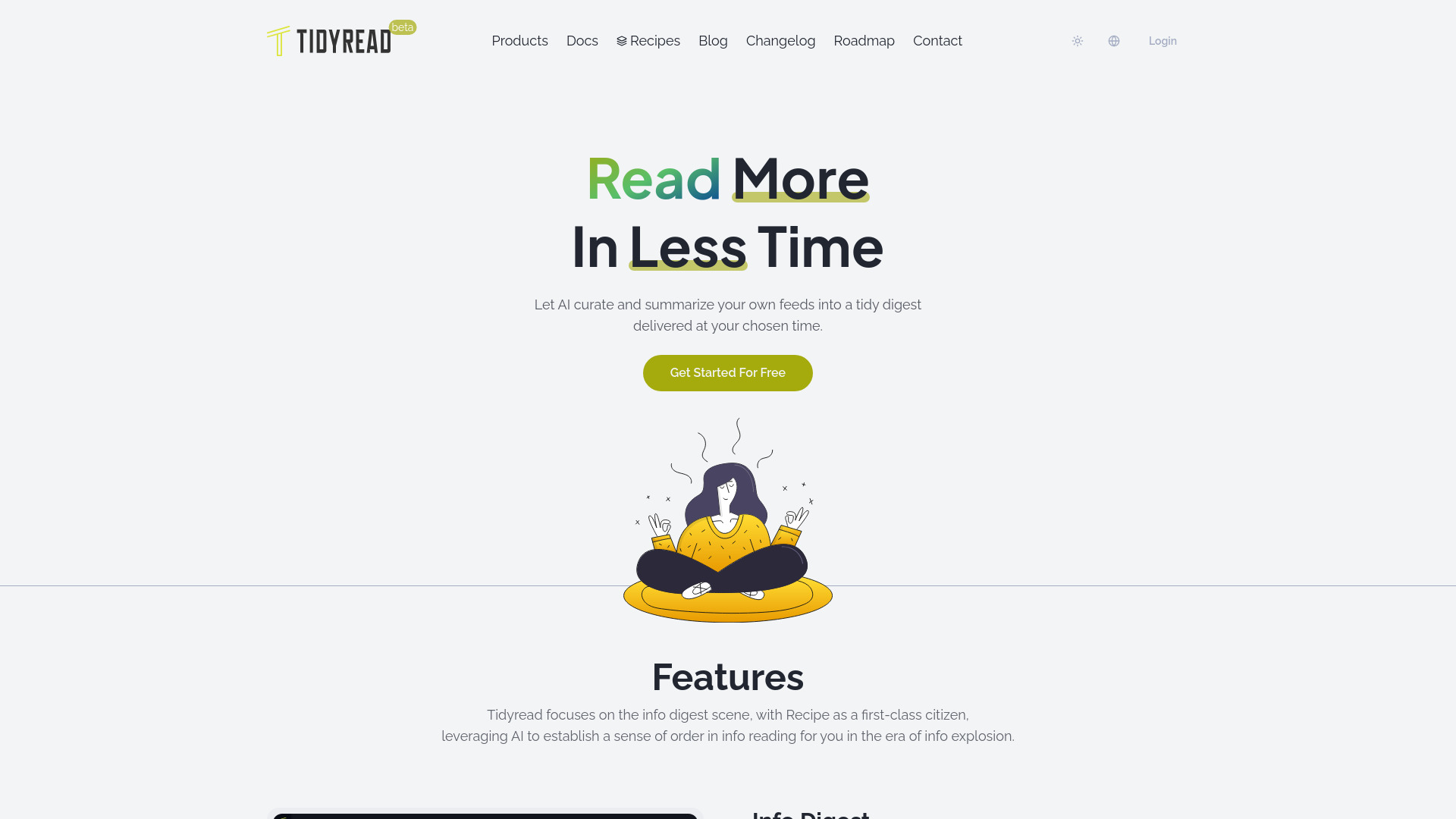 Tidyread logo