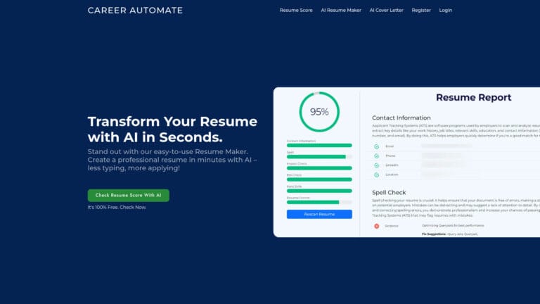 Popular Career Automate AI Tool Review