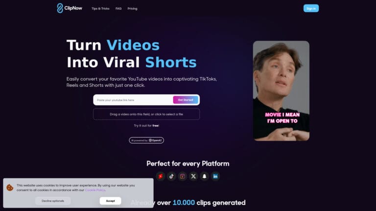 Innovative Clipnow.ai AI Tool Review