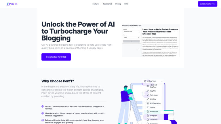 Advanced Penf1 AI Tool Review