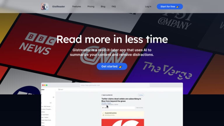 Powerful Gistreader AI Tool Review