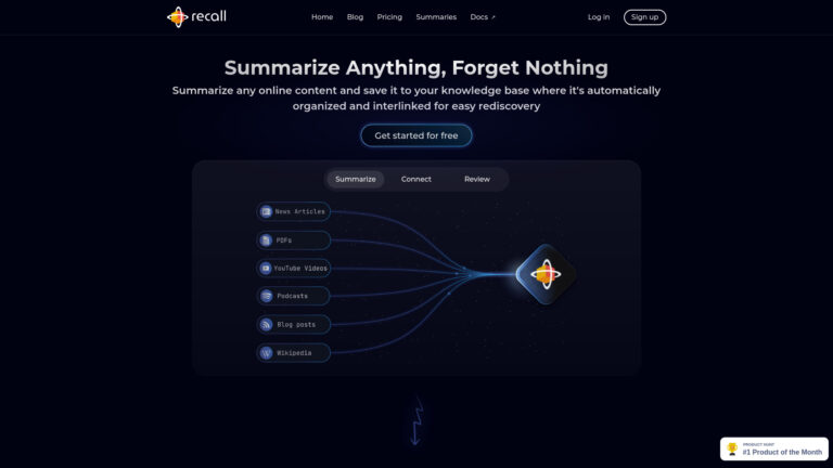 Smart Recall AI Tool Review