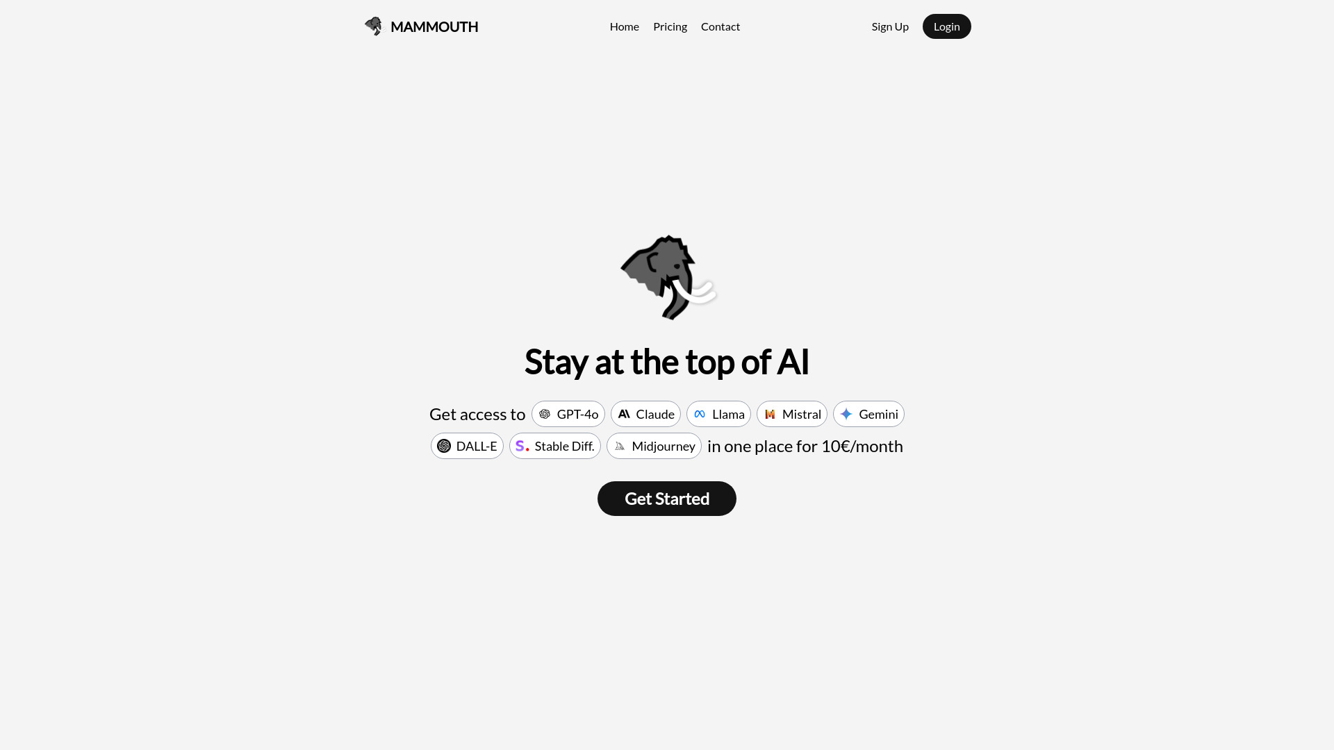 Mammouth AI logo