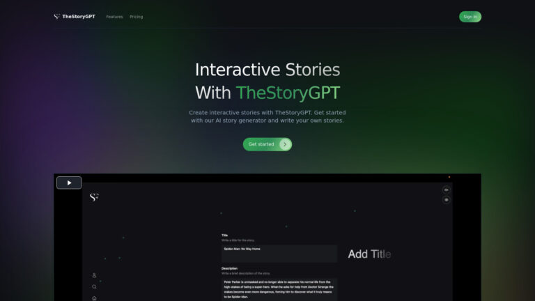 Advanced Thestorygpt AI Tool Review