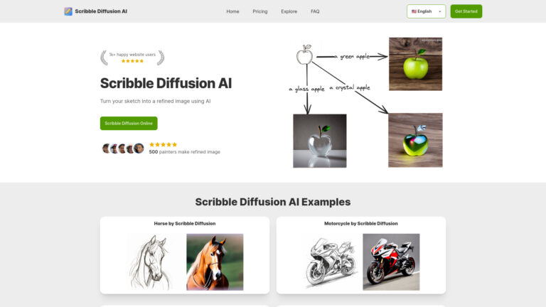 Popular Scribble Diffusion AI AI Tool Review