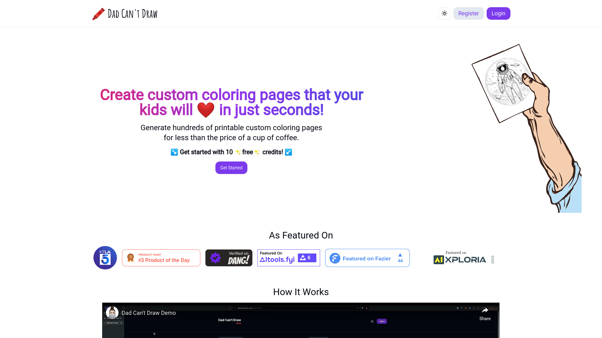 Dad Can’t Draw logo