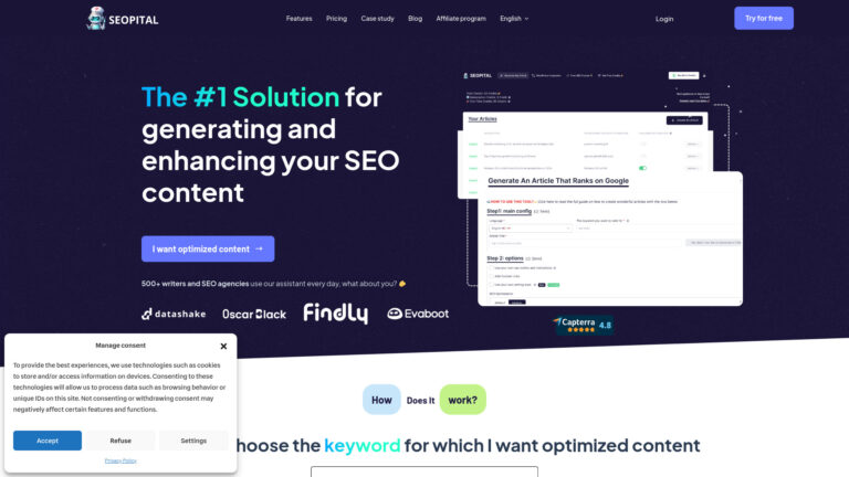 Free Seopital AI Tool Review