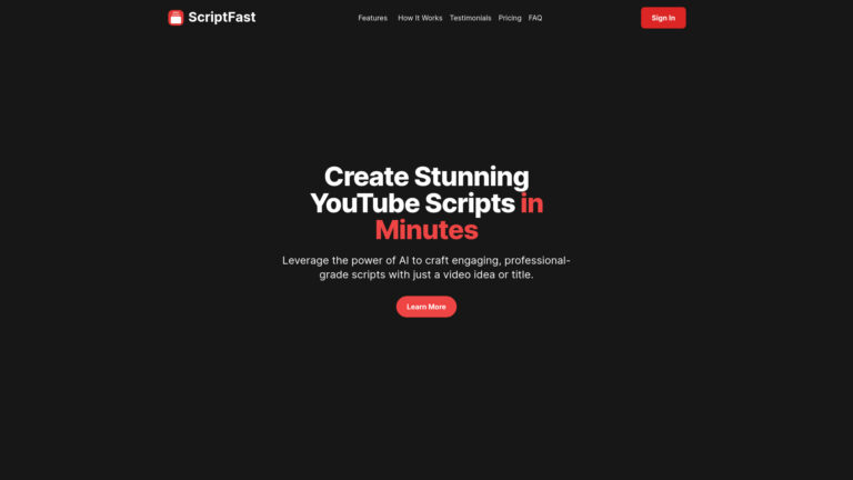 Top Scriptfast AI Tool Review