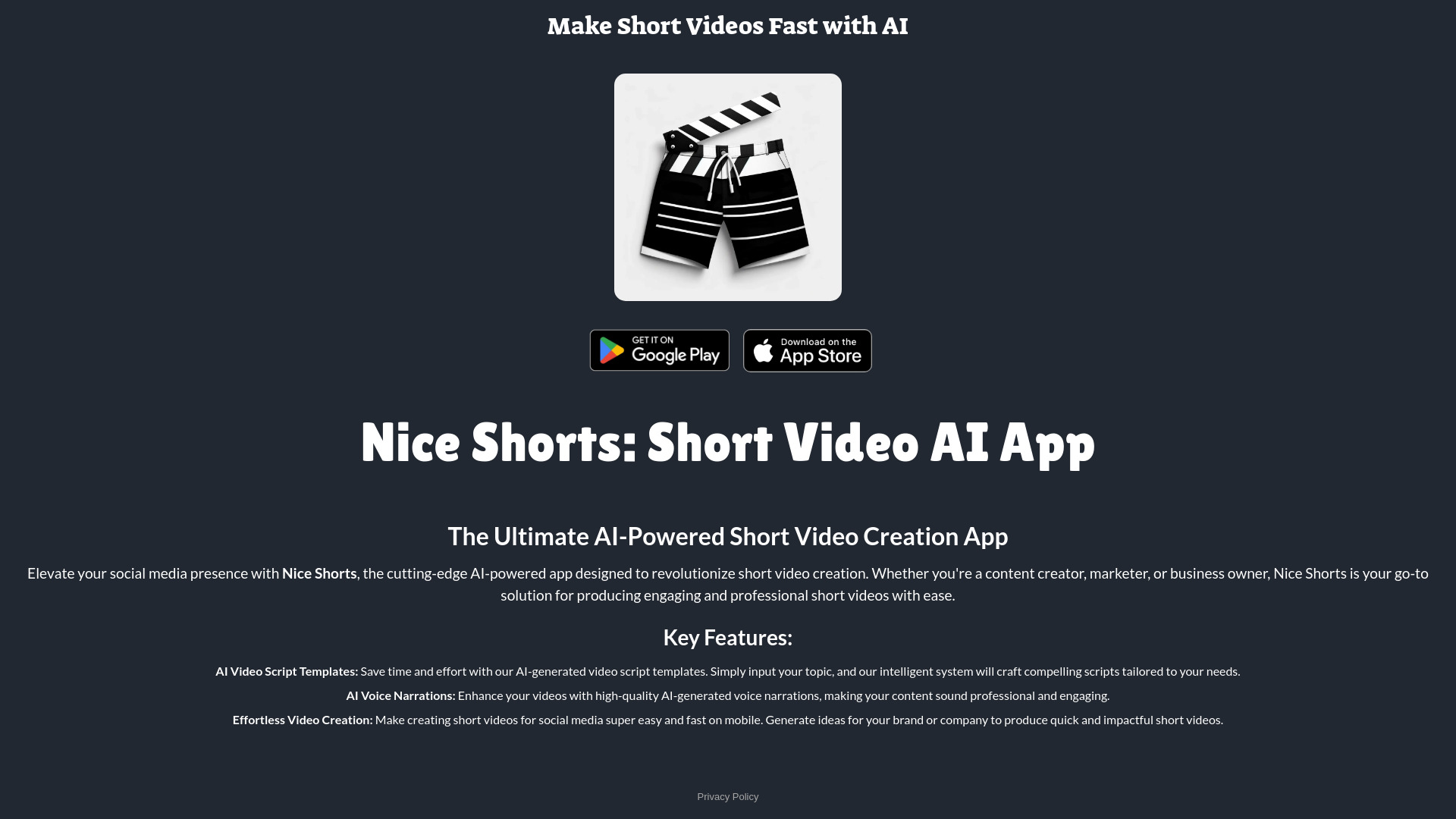 Nice Shorts logo