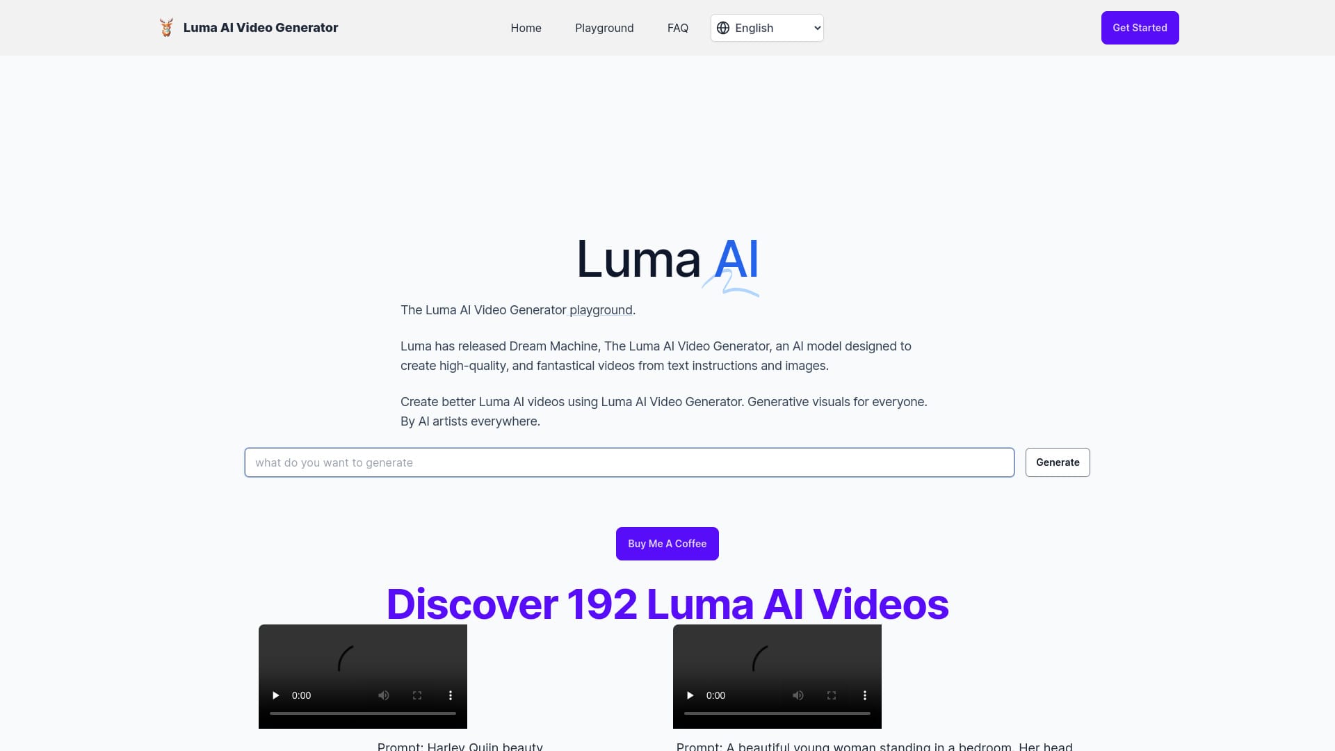 Luma AI Video Generator logo