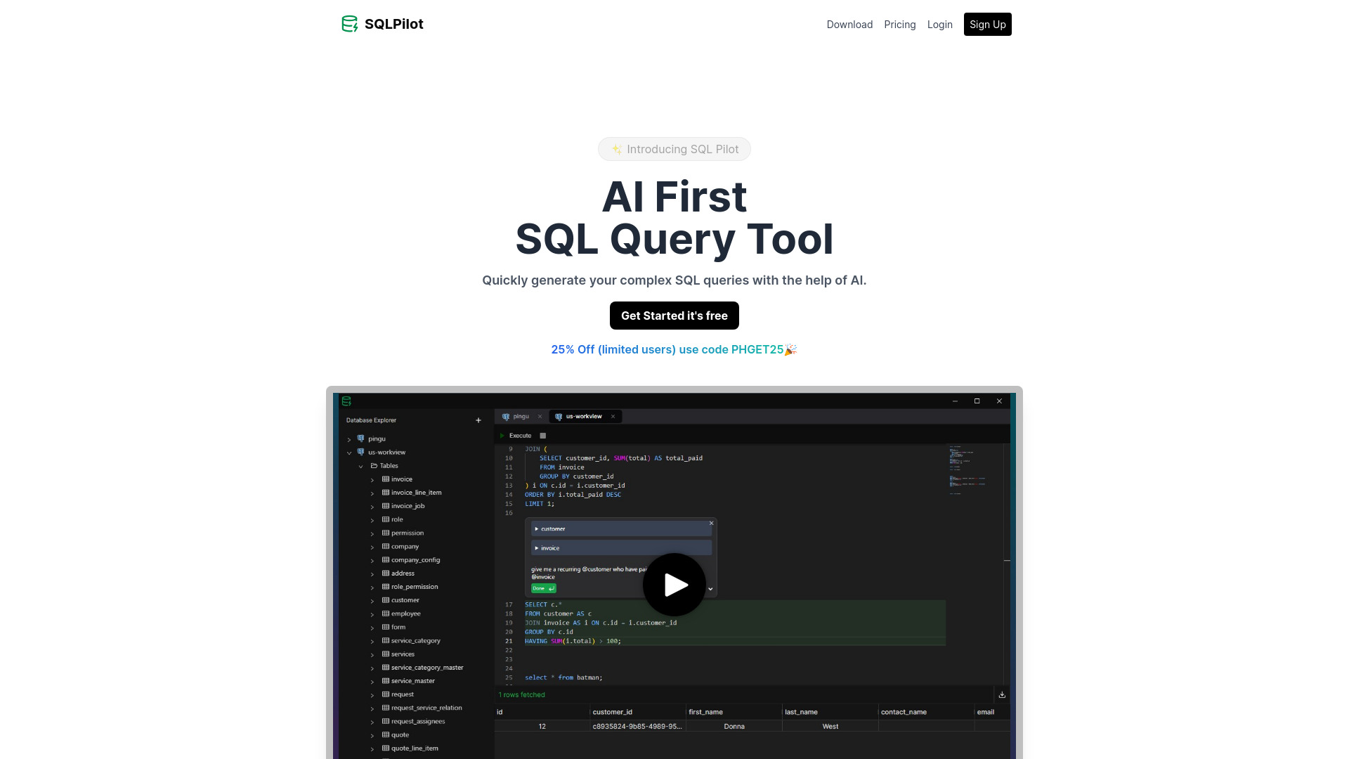 SQLPilot logo