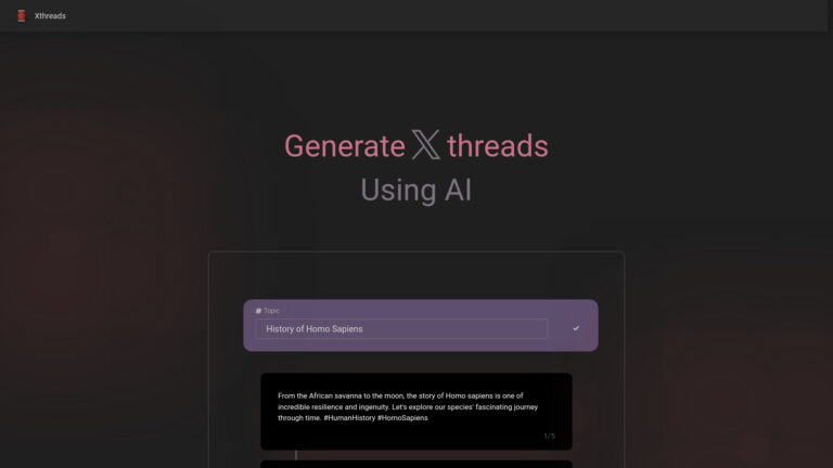 Popular Xthreads AI Tool Review
