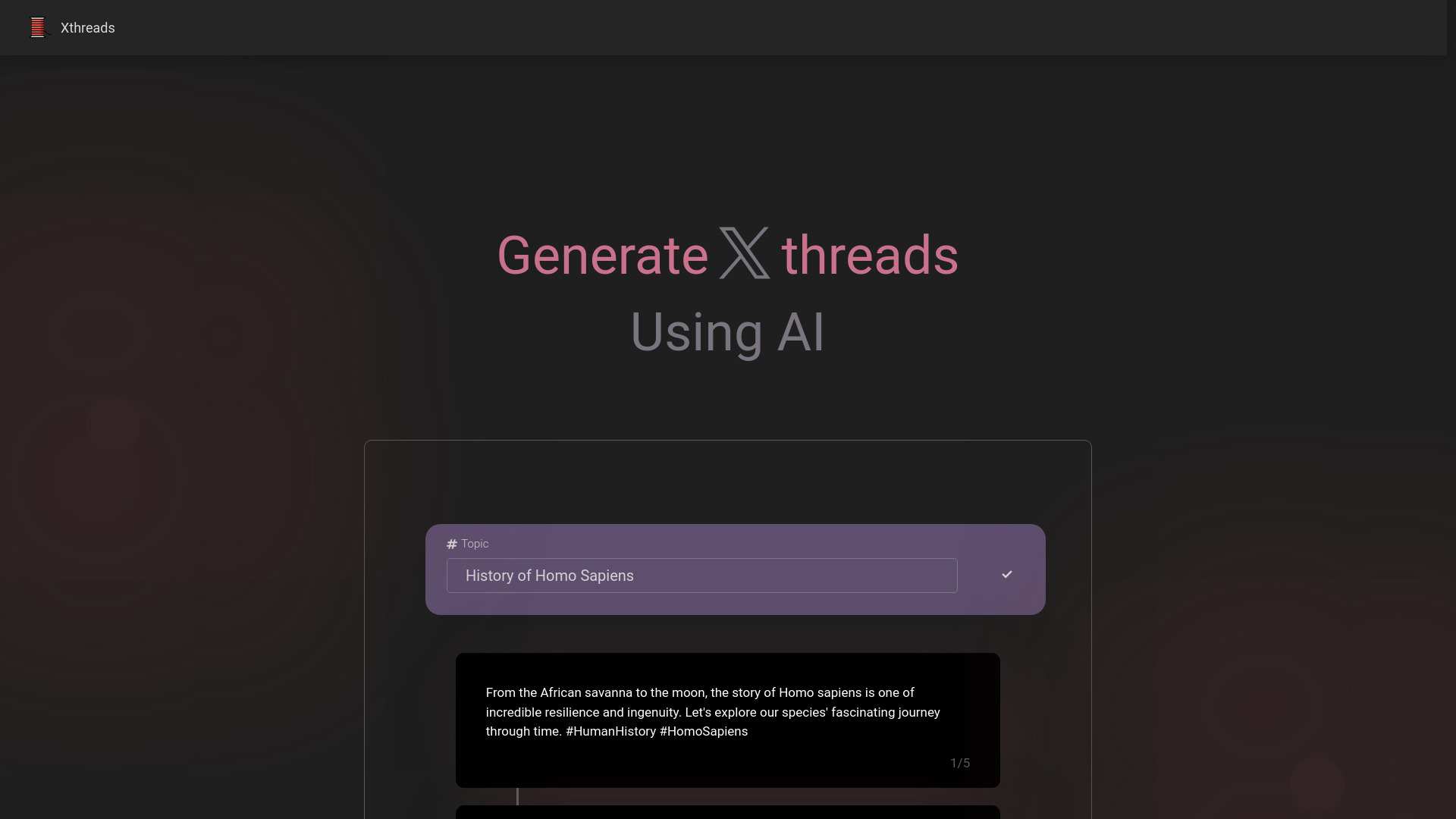 Xthreads logo