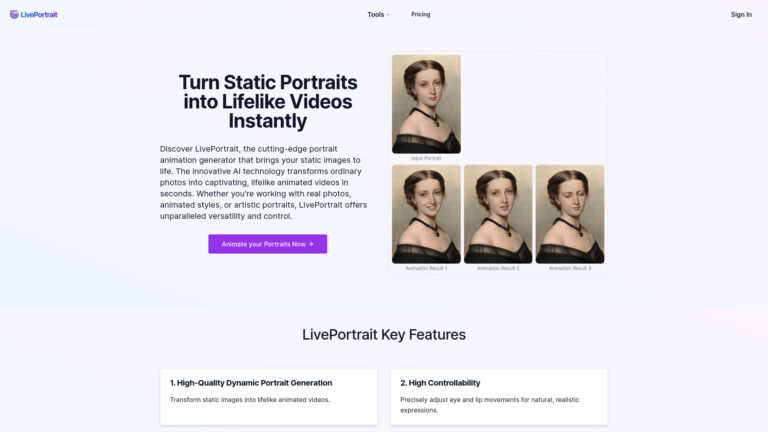 Advanced Liveportrait AI Tool Review