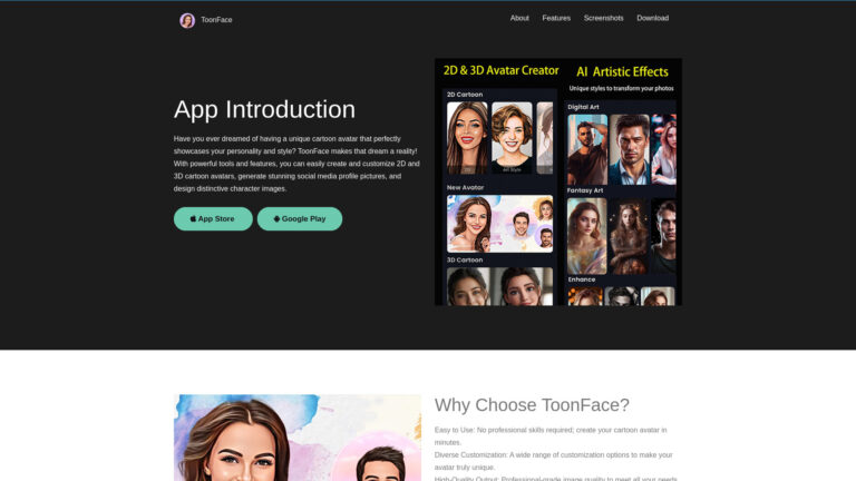 Popular Toonface AI Tool Review