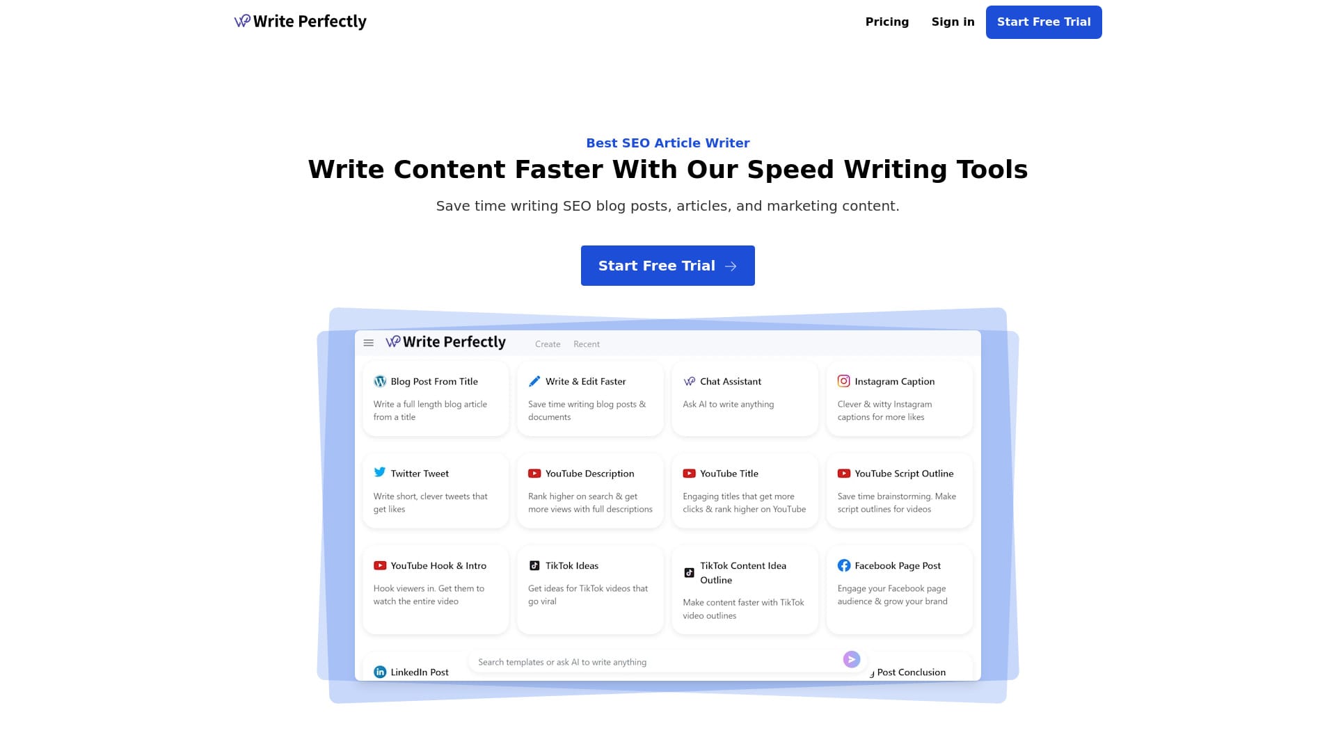 Write Perfectly logo