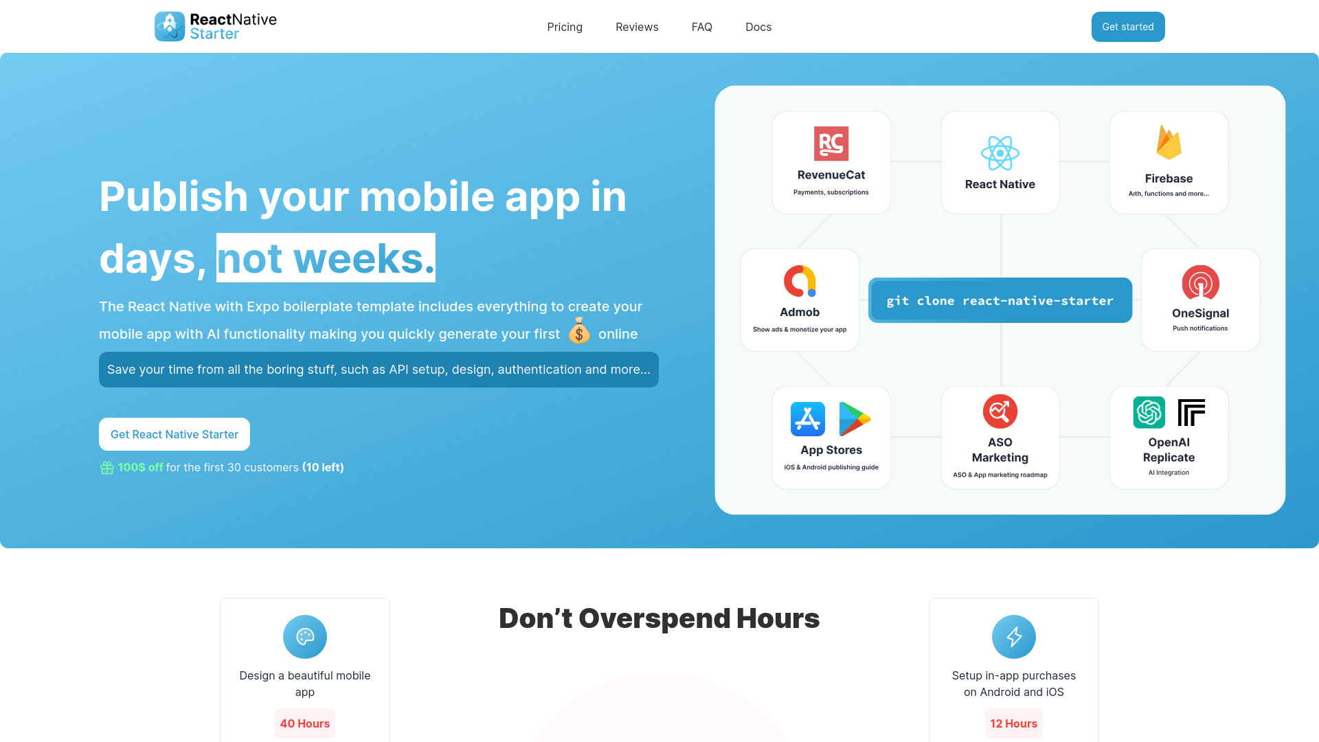 React Native Starter AI logo