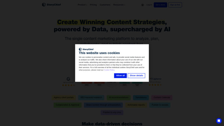 New Storychief AI Tool Review