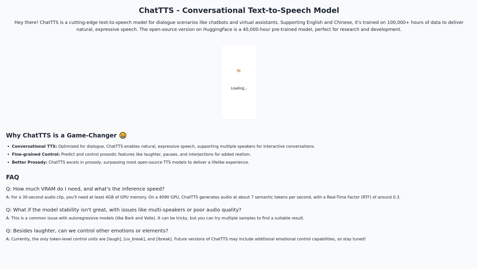 ChatTTS logo