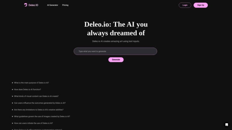 New Deleo AI AI Tool Review