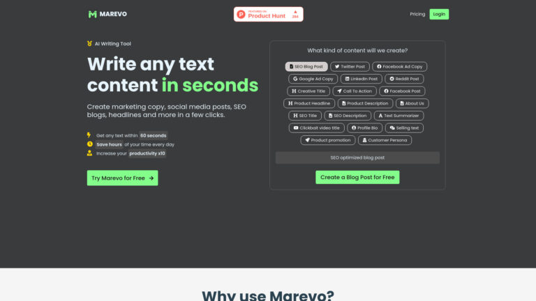 Best Marevo AI Tool Review
