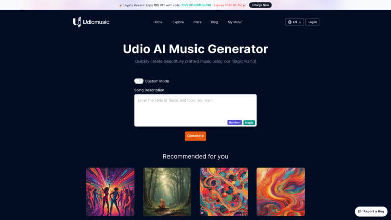 Top Udiomusic AI AI Tool Review