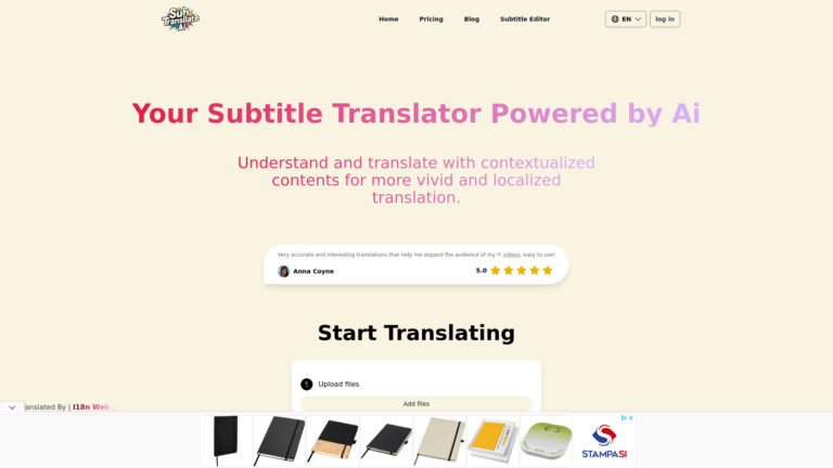 Top Subtranslateai.com AI Tool Review