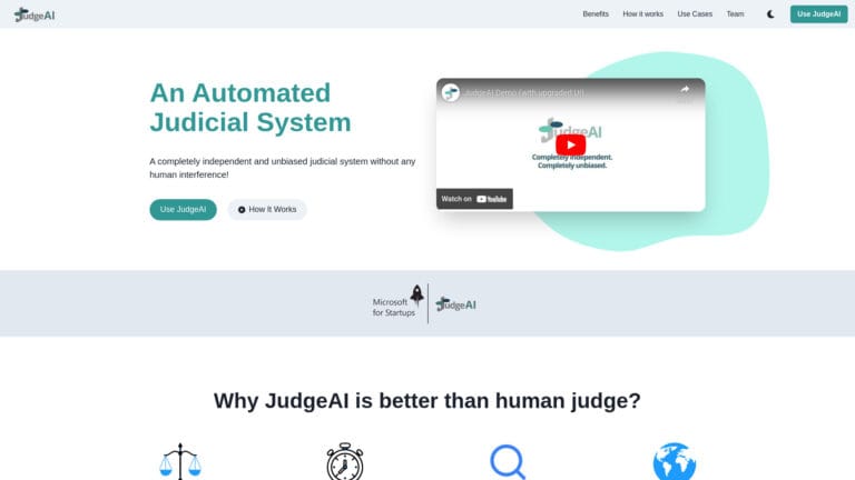 Free Judgeai AI Tool Review