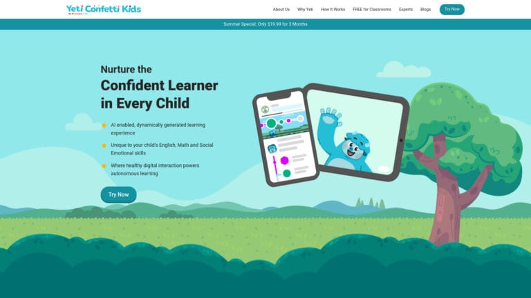 Smart Yeti Confetti Kids AI Tool Review