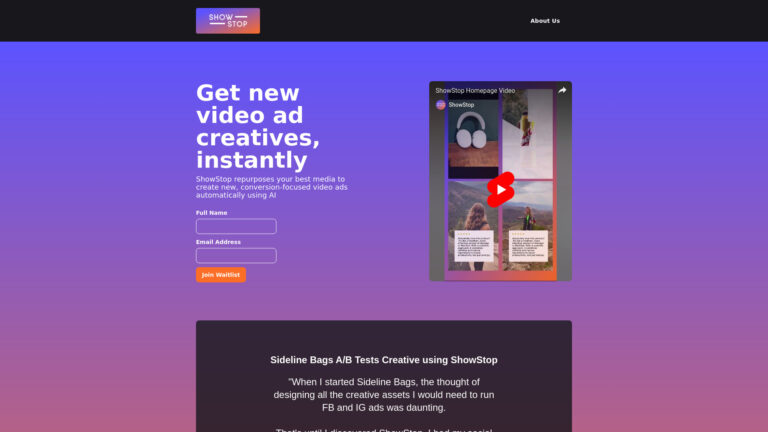 Top Showstop AI Tool Review
