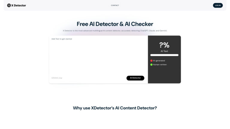 Top X Detector AI Tool Review