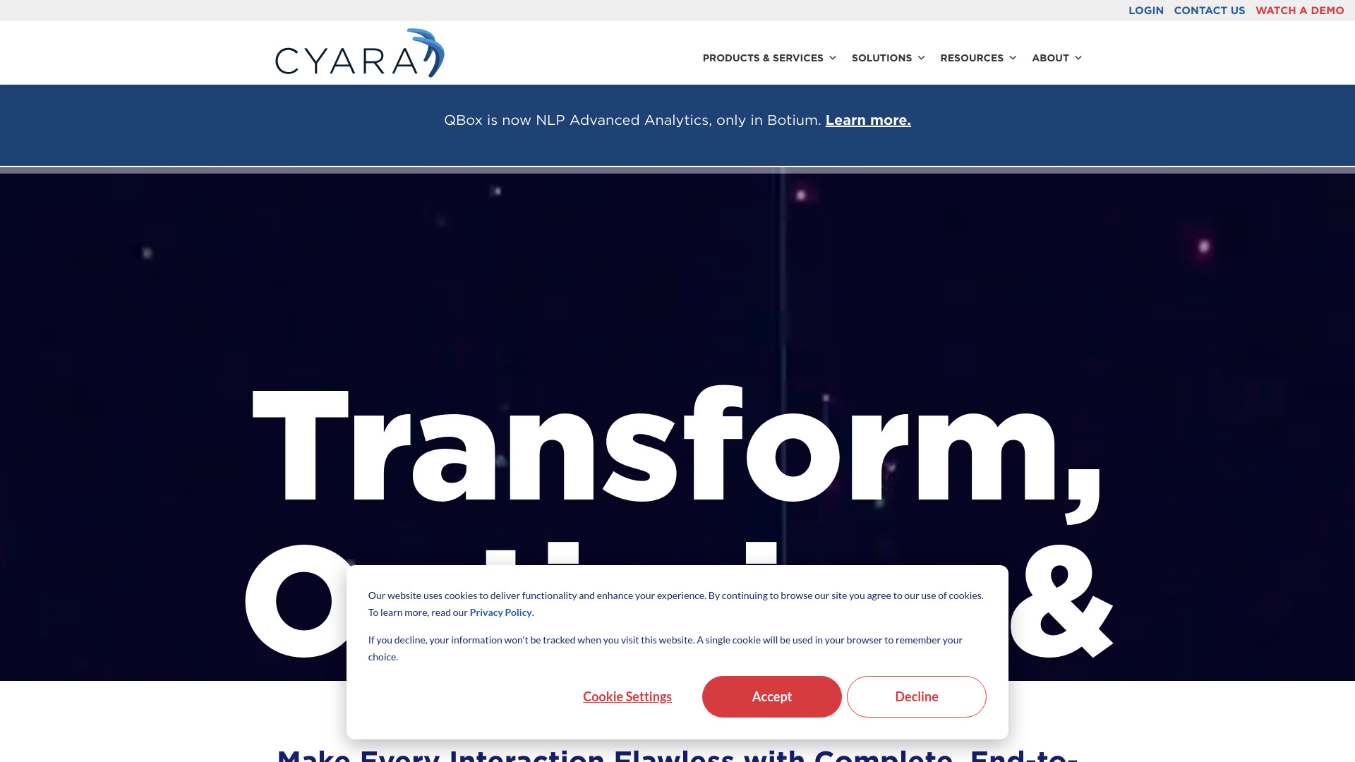 Cyara logo