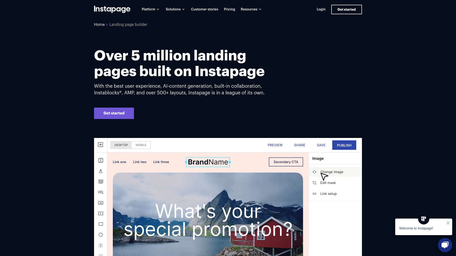 Instapage logo