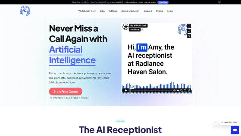 Best Frontdesk AI Tool Review